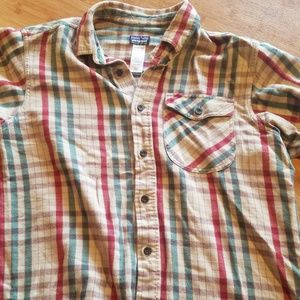 Patagonia Mens Medium Fjord Flannel Shirt